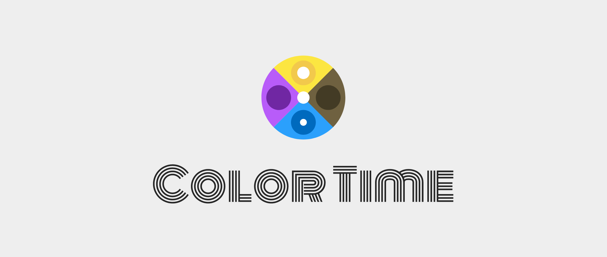 the color time logo.